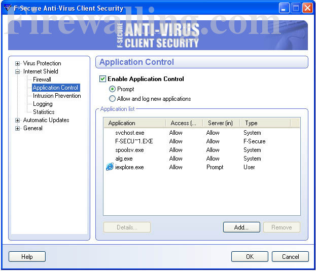 f secure applicationcontrol