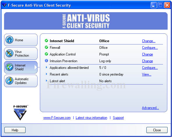 f secure internetshield