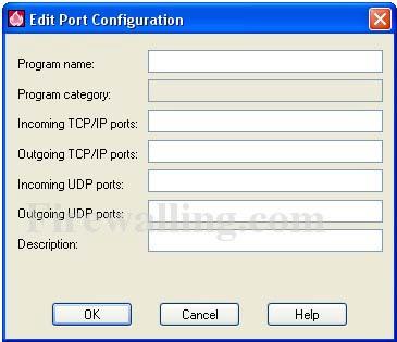 mcafeev6.0firewallplus editaddportconfig