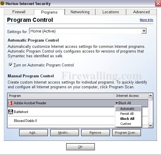 nortonpersonalfirewall program1
