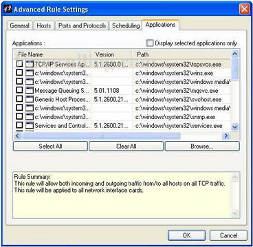 sygatepersonalfirewallpro applications