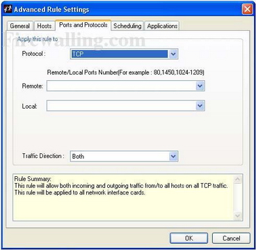 sygatepersonalfirewallpro portsprotocols