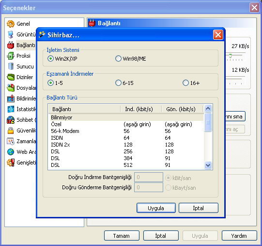 optionsbaglanti wizard