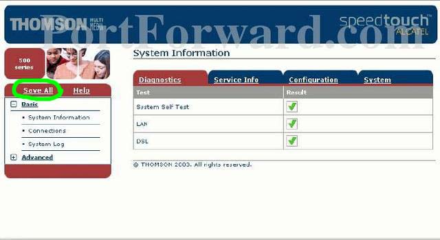 airties 211 speedtouch530 saveall