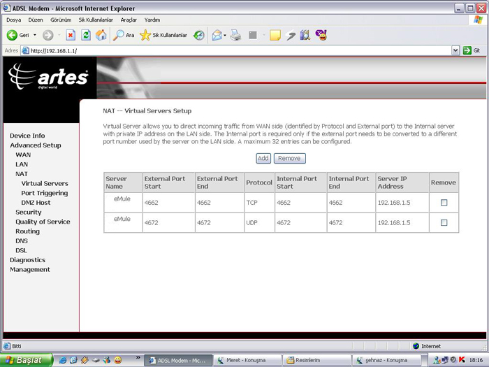 apache ae dsl artes virtualserver save