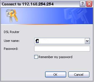 f5d7230 4 username 192 168 254 254