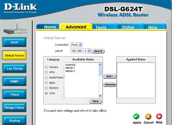 d link604 user 1