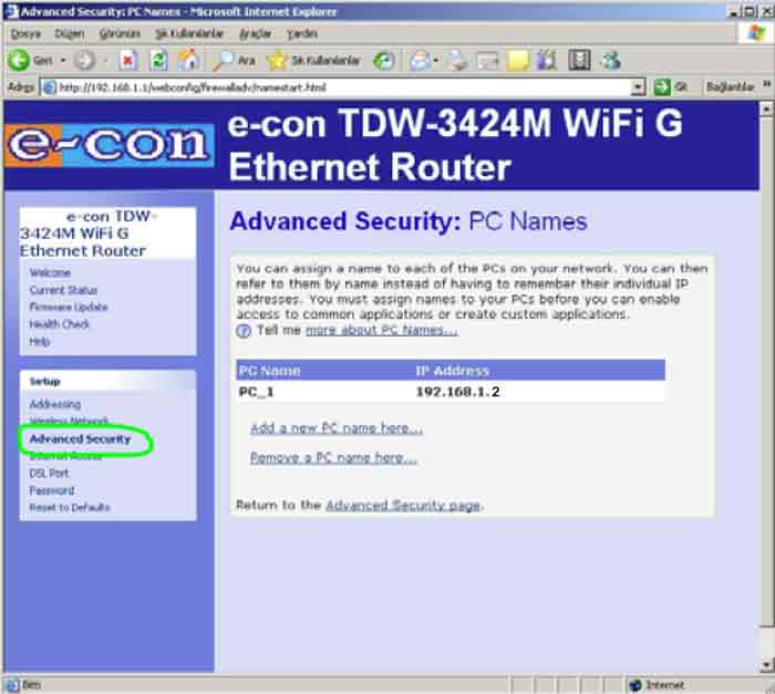 mc8000ue s4 pc names