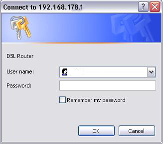 sg1500 username 192 168 178 1