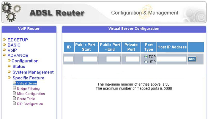 gezz virtualserver 0