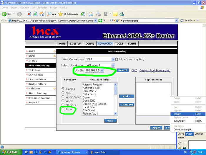 incaim104 inca user 0