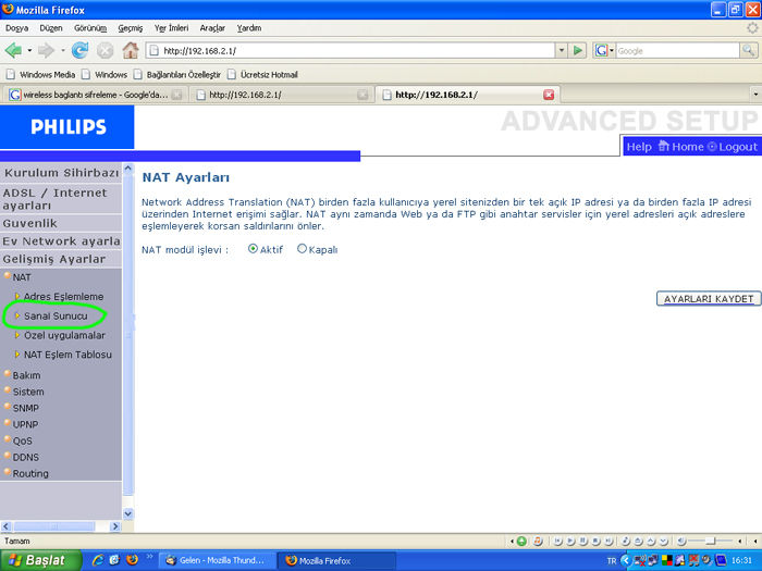 t263r4u modem nat