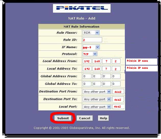 philipssna6500 pikatel tcp