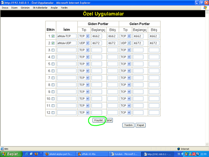 airmax tcp udp