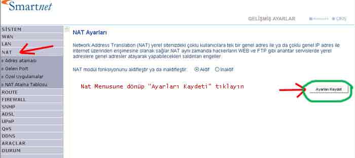 speedstream4200 kayit