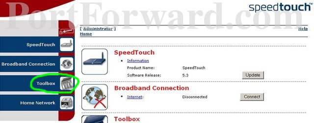 510v42 speedtouch home